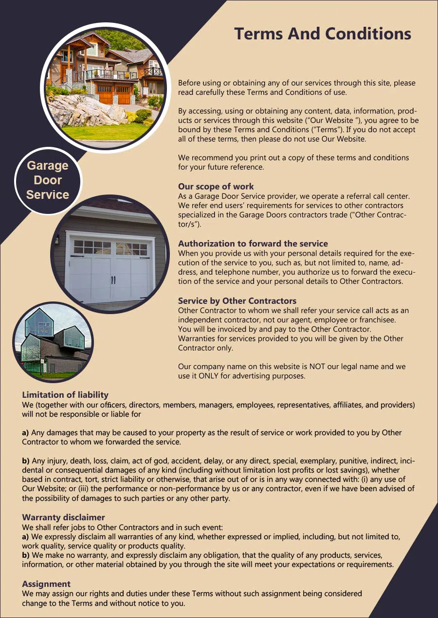 Garage Door Mobile Service Cave Creek, AZ 866-808-0556